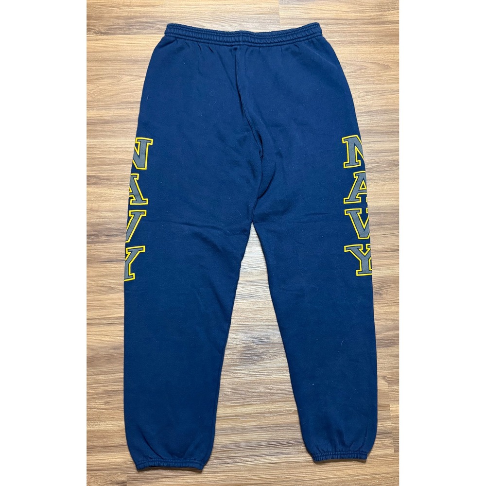 Vintage Soffe Mens US Navy Sweatpants Blue Fleece Joggers Made in USA Sz L